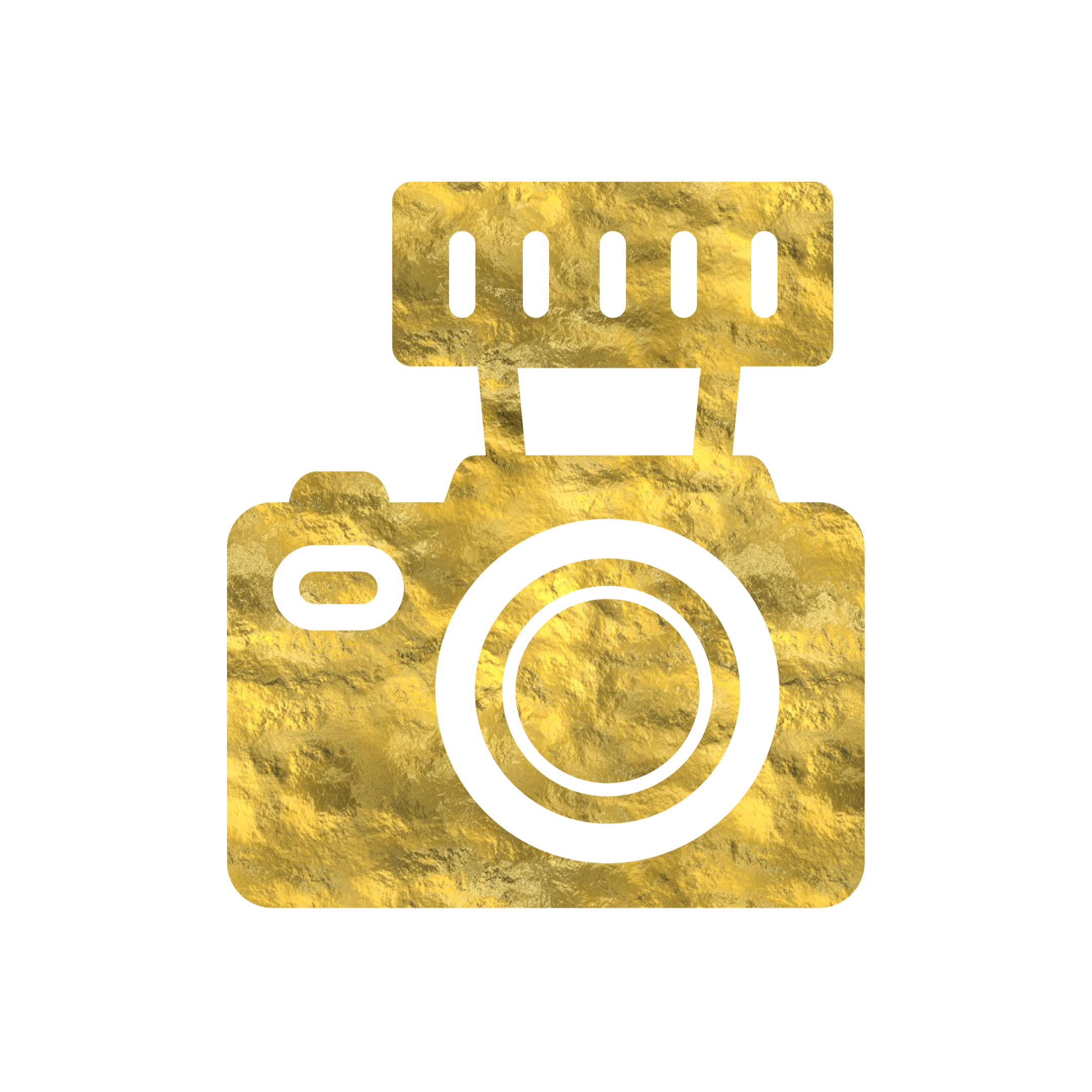 Camera icon png clipart golden texture
