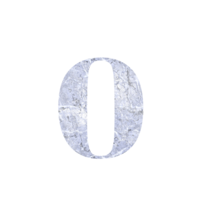 Number 0 Silver Png free download