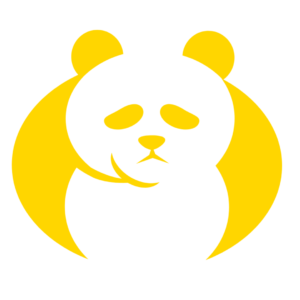 Panda Yellow Vector Png icon