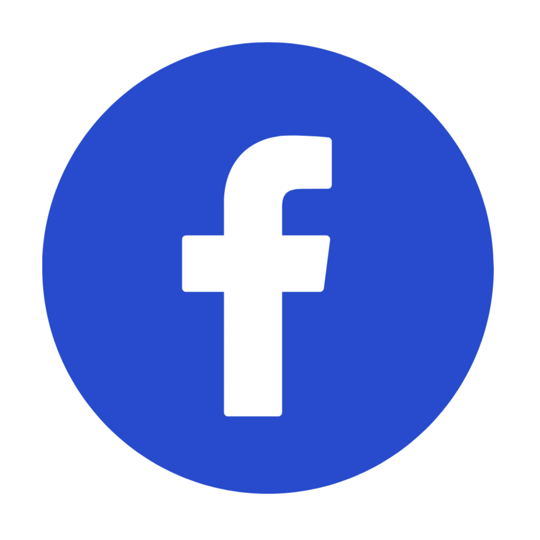 facebook logo blue transparent png