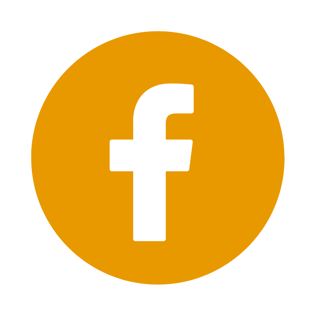 facebook logo icon orange png