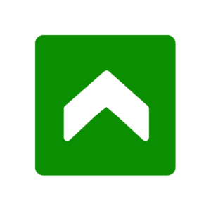 upside arrow green png