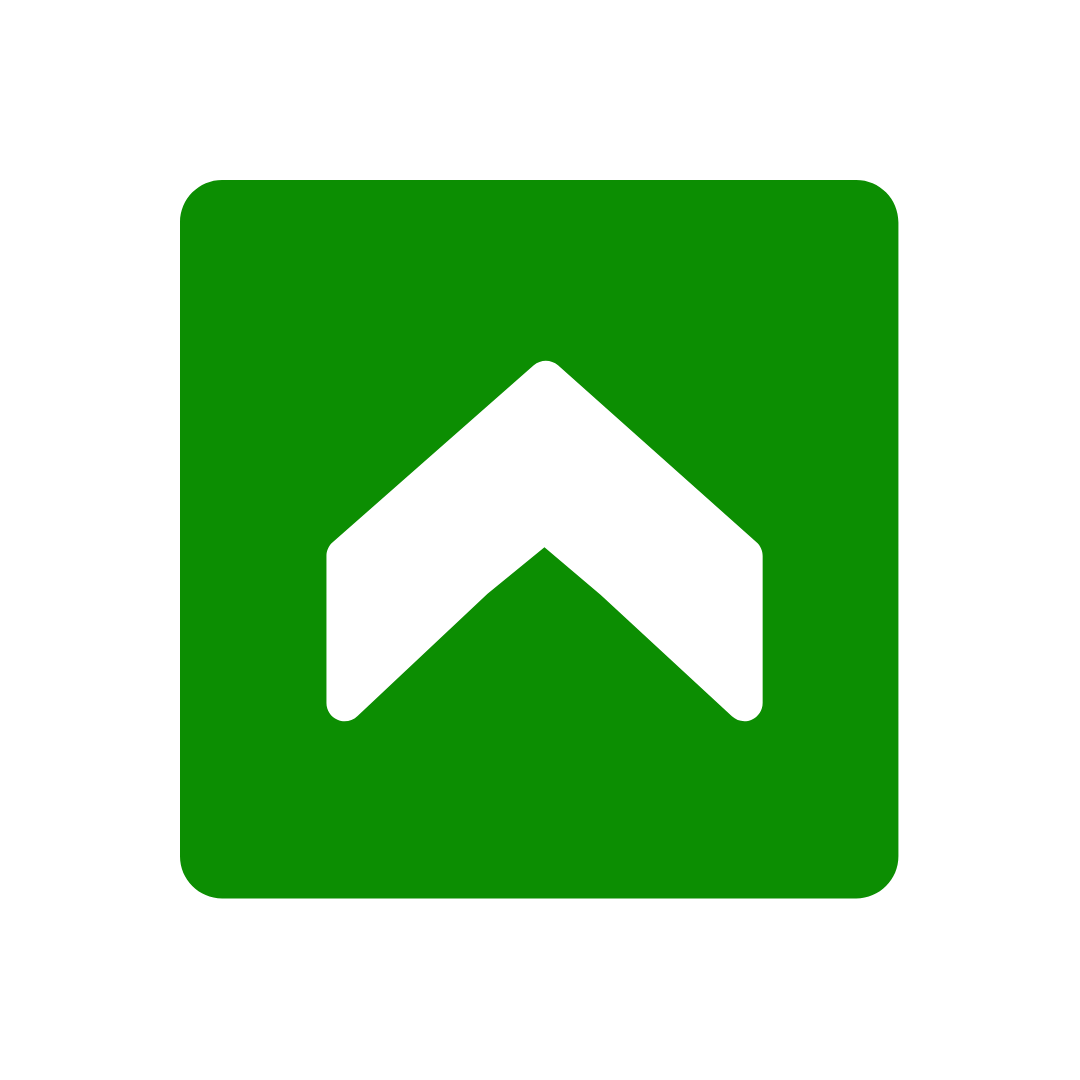 upside arrow green png