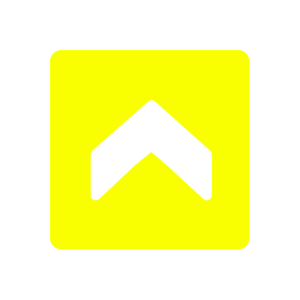 upside arrow yellow png