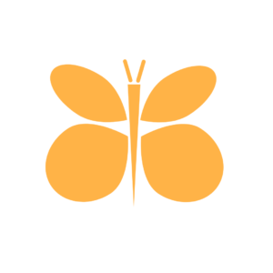 yellow butterfly vector png