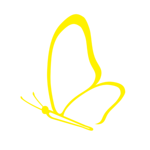 yellow butterfly vector png free