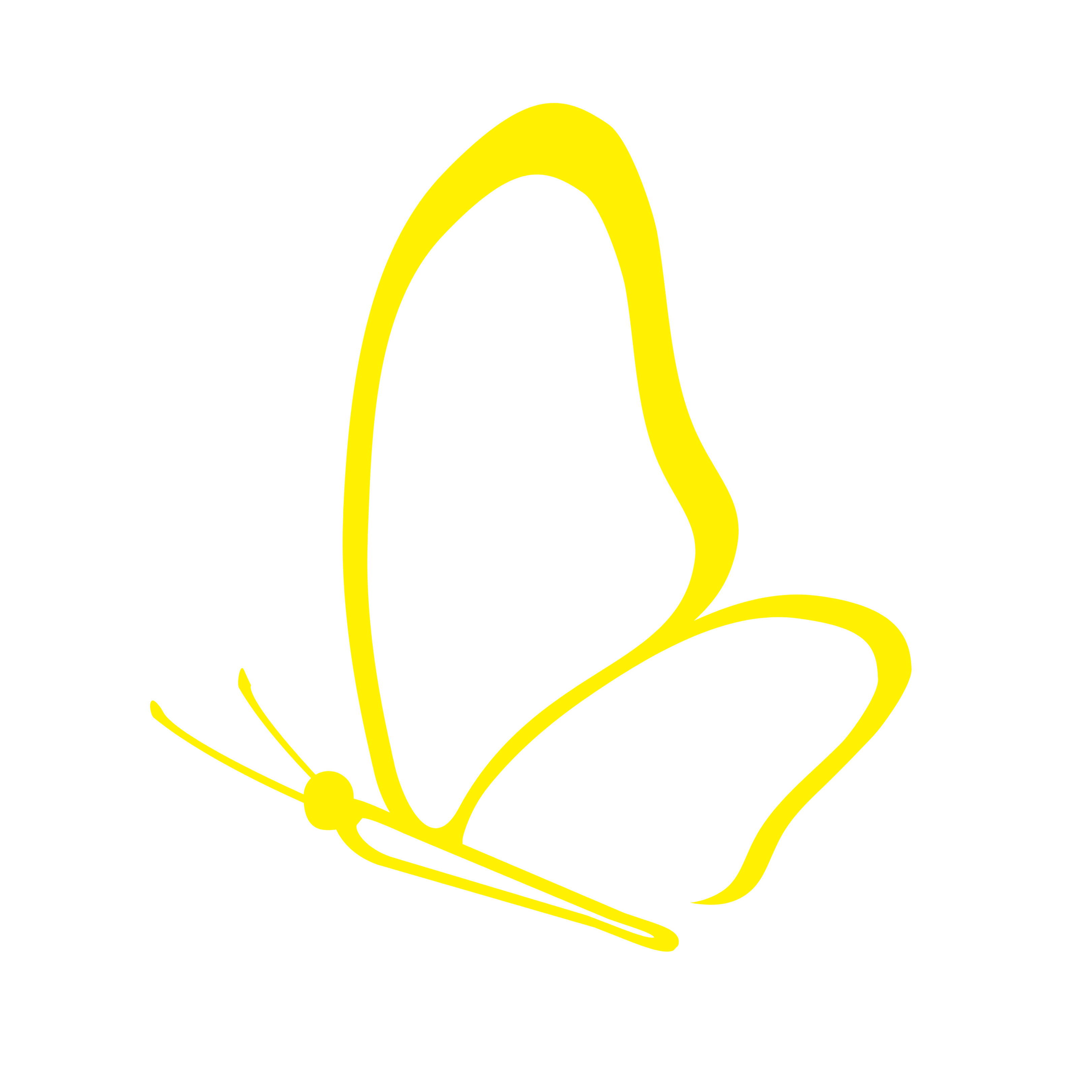 yellow butterfly vector png free