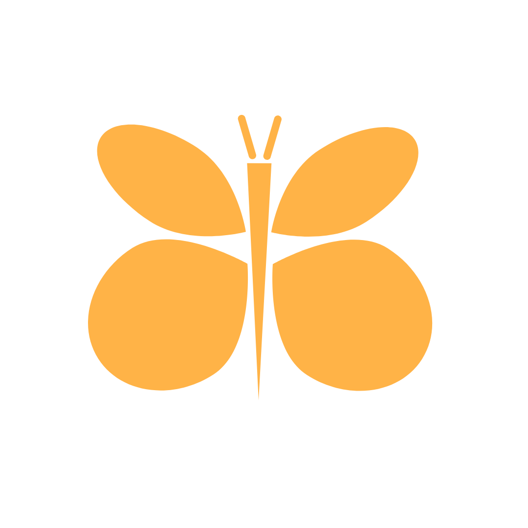 yellow butterfly vector png