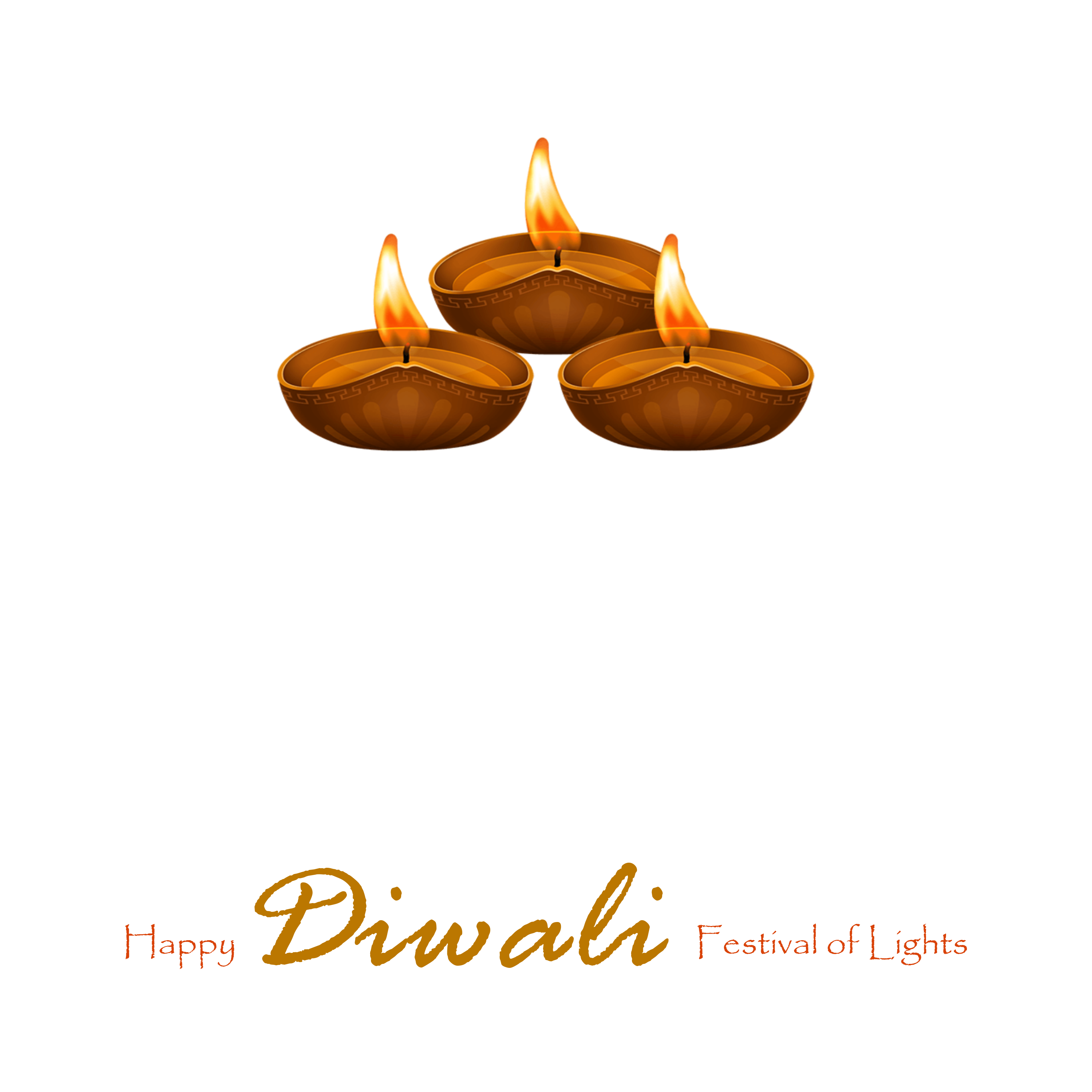 Diwali wishes vector PNG