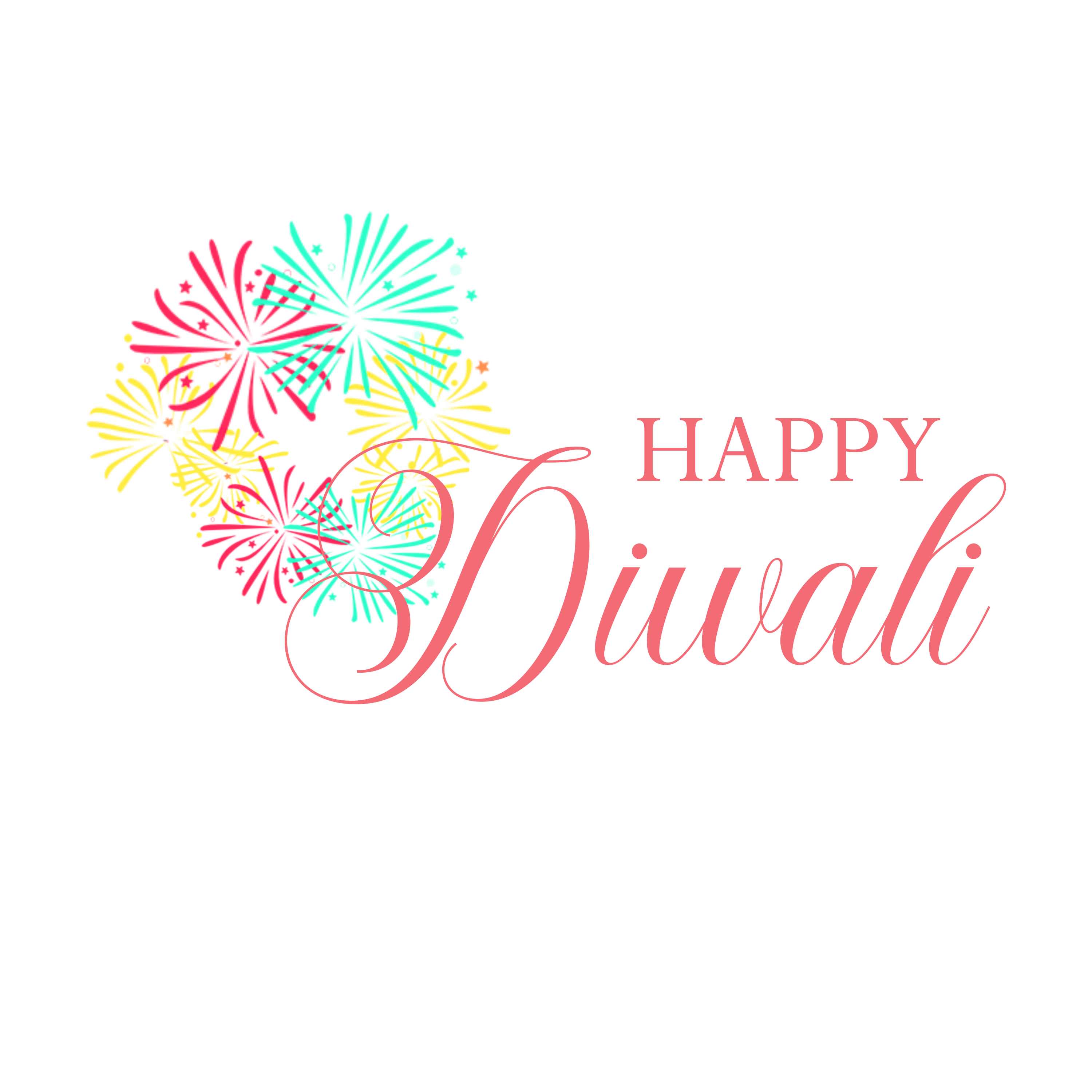 Happy Diwali text PNG