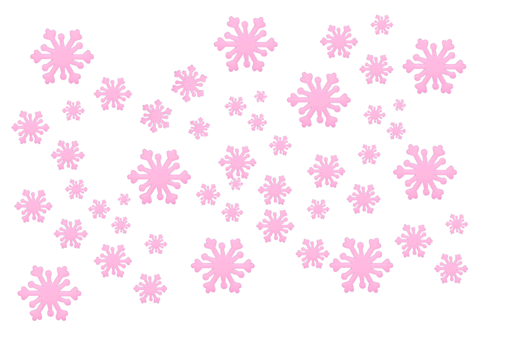 Pink Snowflakes PNG