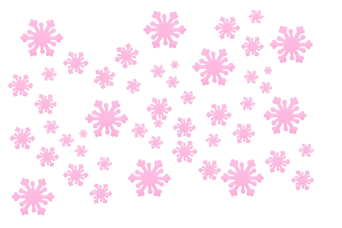 Pink Snowflakes PNG