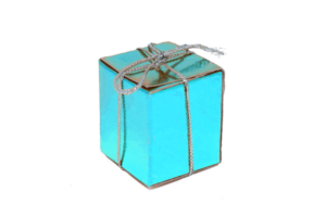 Sky Blue Gift Box PNG