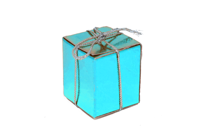 Sky Blue Gift Box PNG