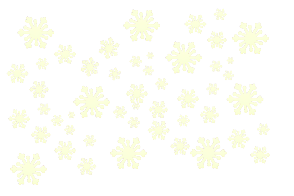Yellow Snowflakes PNG