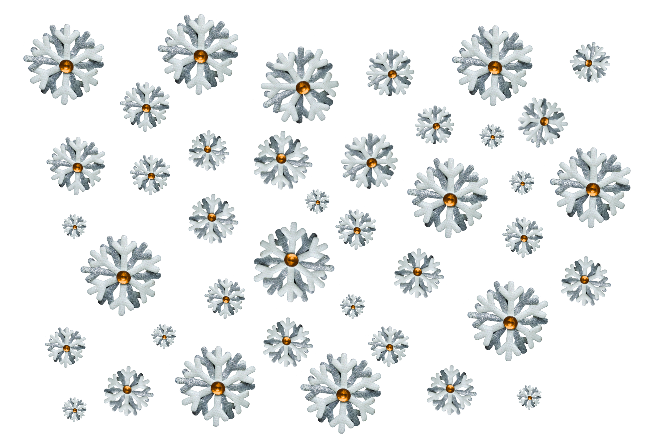 Artificial Decorative Snowflakes PNG