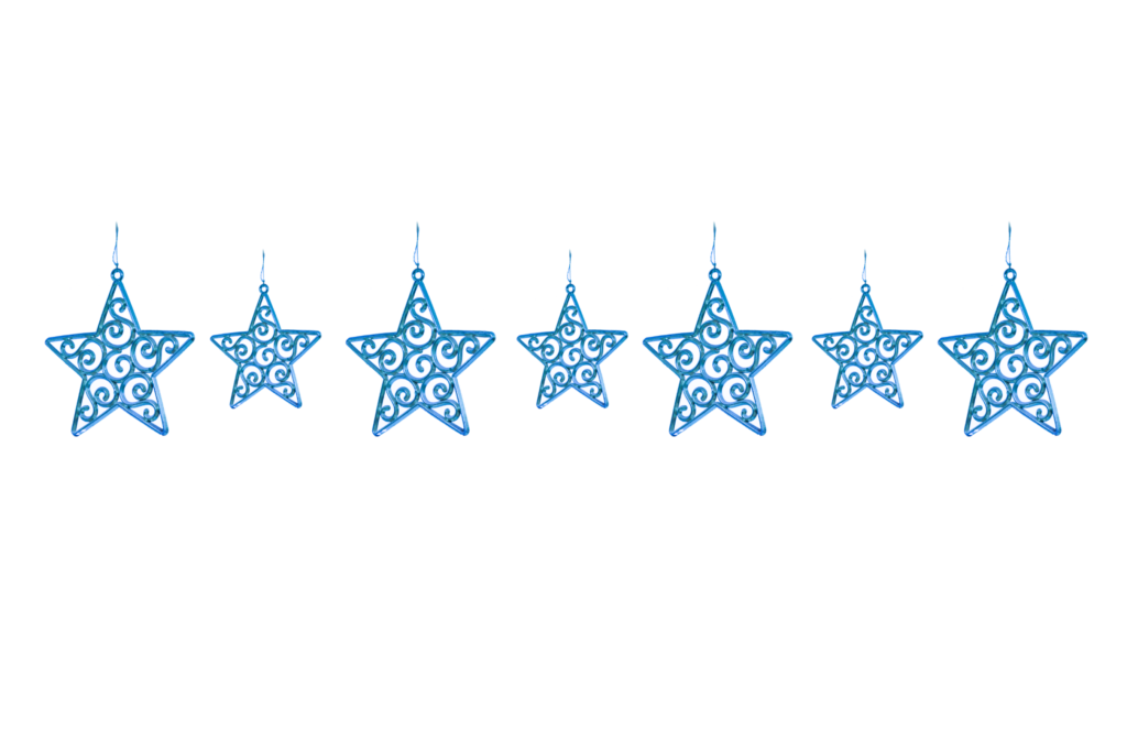 Blue Star Bunting PNG