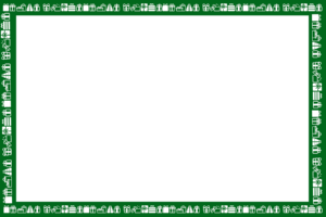 Christmas Green Border PNG