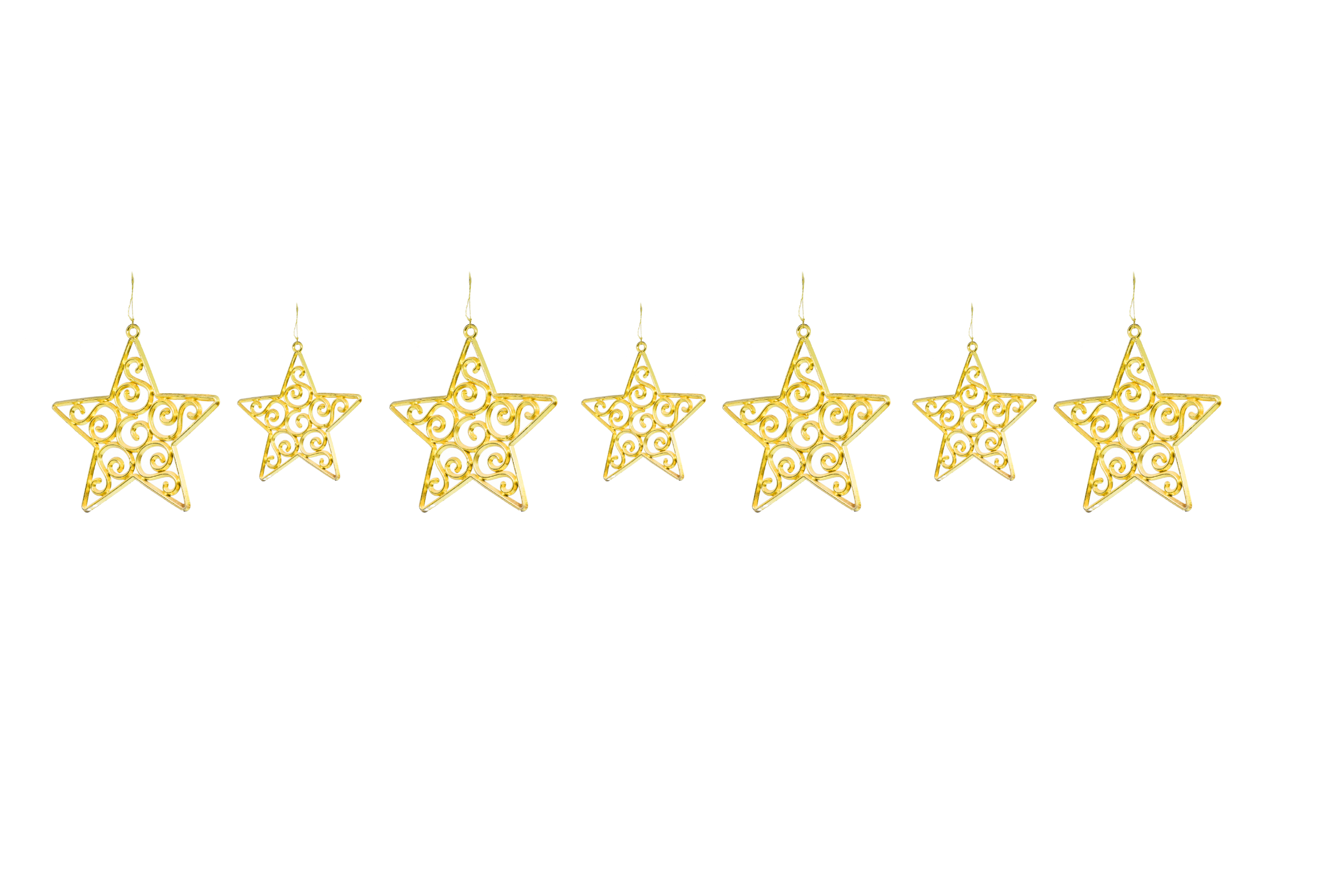 Gold Star Bunting PNG