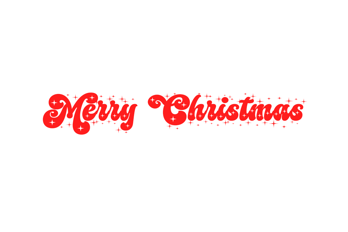 Merry Christmas Text PNG