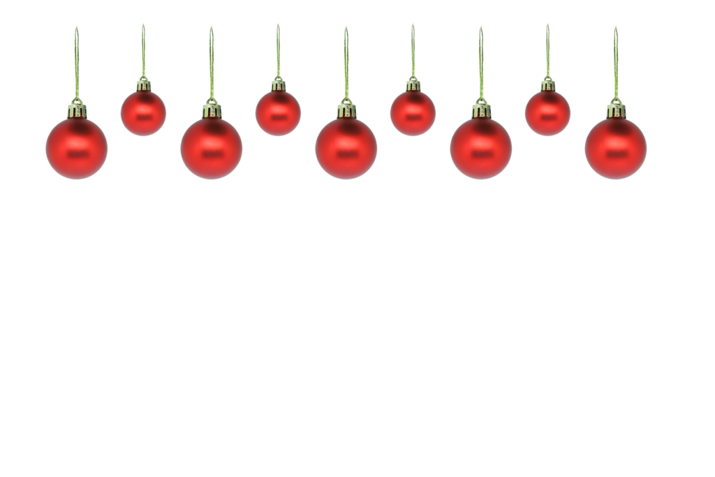 Red Ball String Bunting PNG
