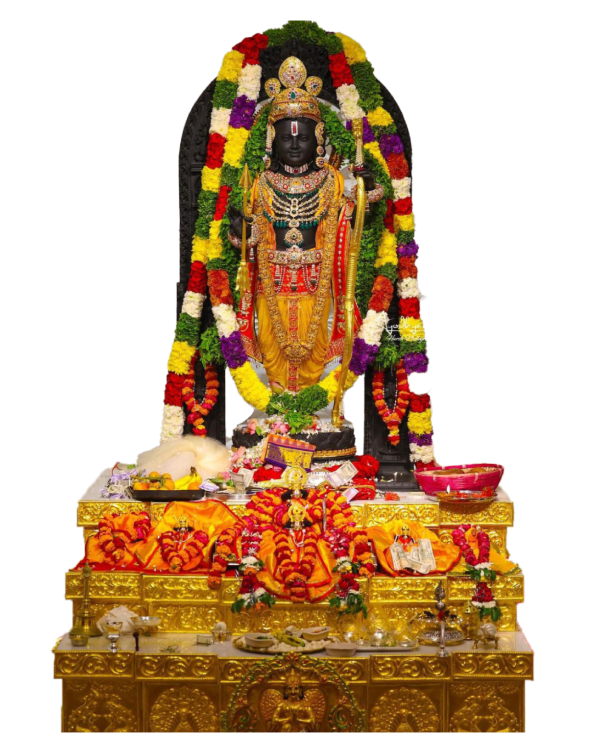 Ayodhya Ram Lalla Idol Murti PNG free download - PNGOX