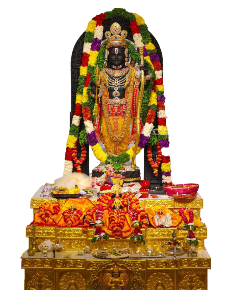 Ayodhya Ram Lalla Idol Murti PNG free