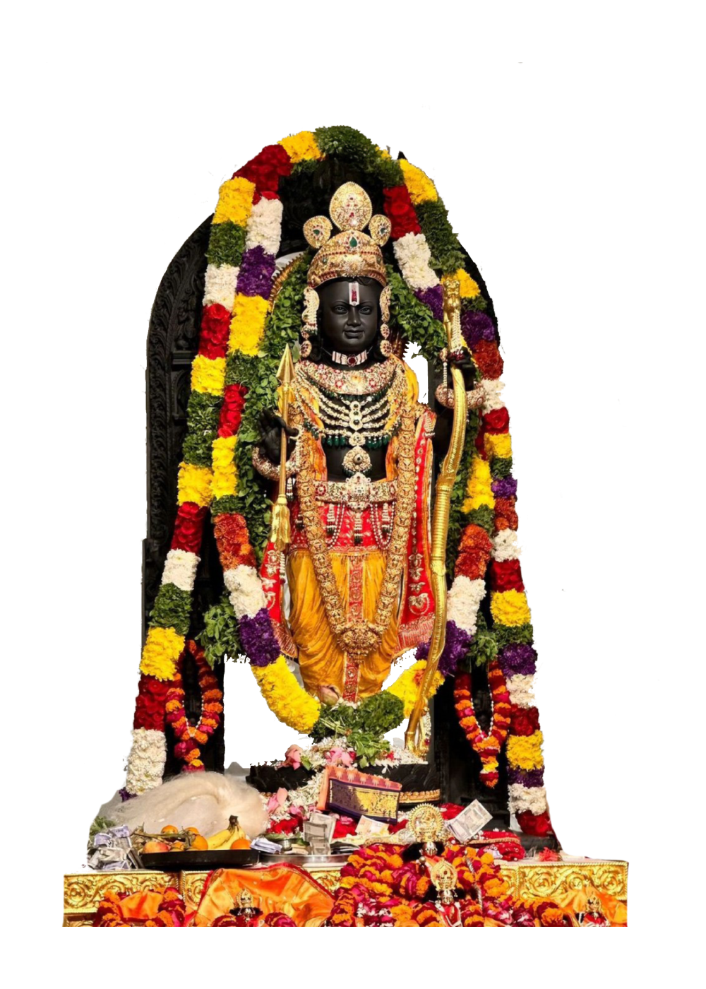 Ayodhya Ram Lalla Idol Murti PNG