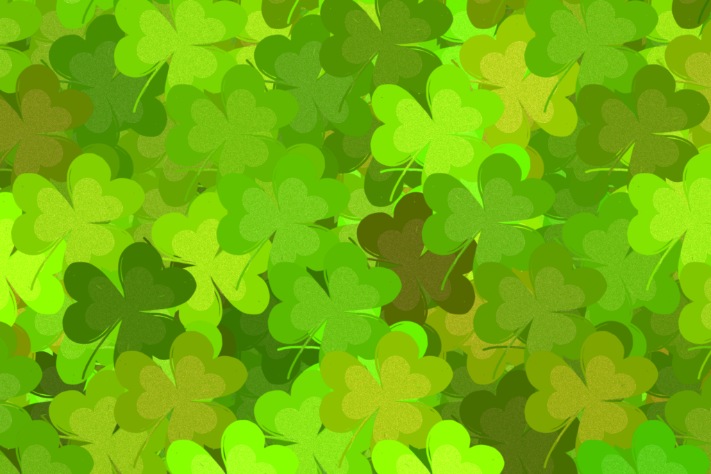 Clover Leaves Background HD