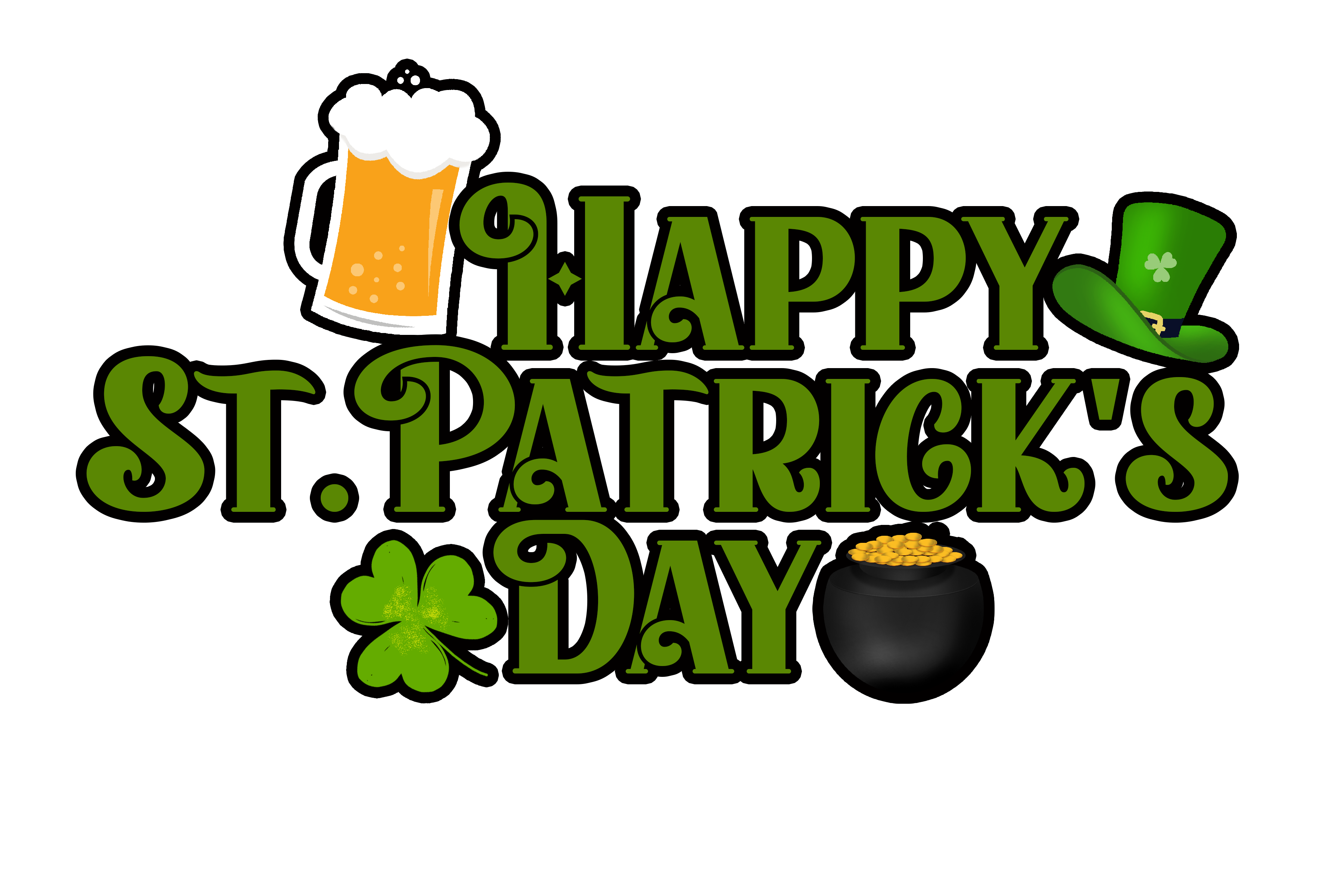 Happy St. Patrick's day Creative PNG