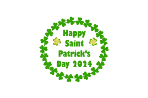 Happy St. Patricks day Round PNG