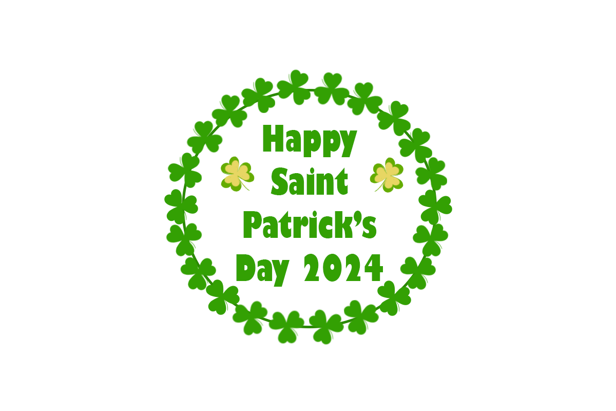Happy St. Patricks day Round PNG