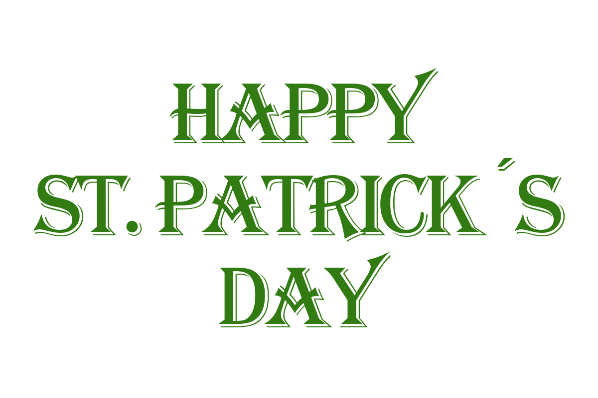 Happy St. Patricks day Simple PNG