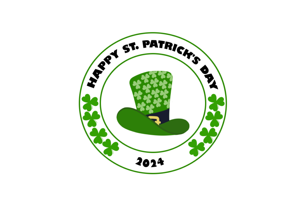 Happy St. Patricks day with elements PNG