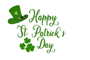 St. Patricks Day Text PNG