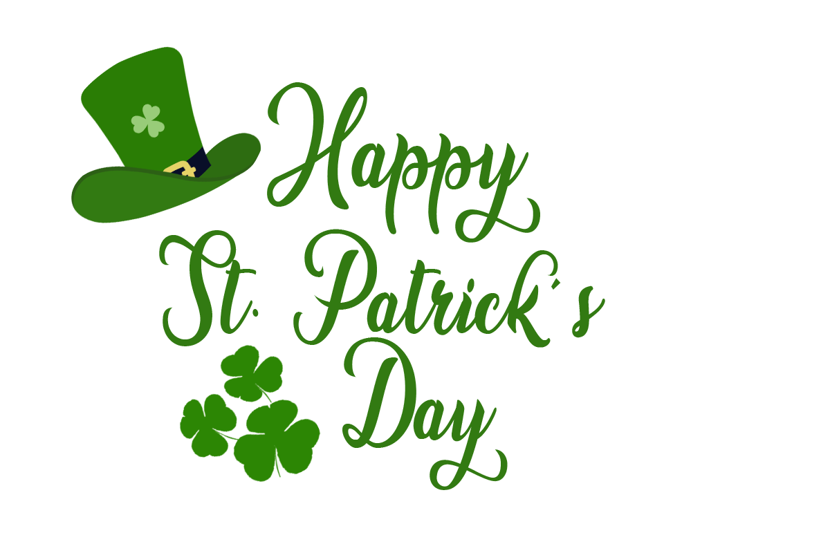 St. Patricks Day Text PNG