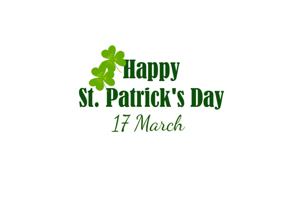 St. Patricks day Simple Text PNG