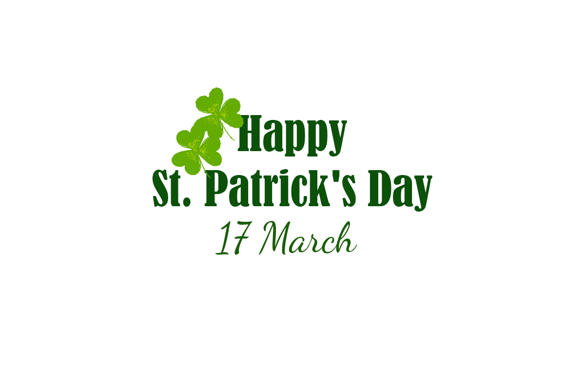St. Patricks day Simple Text PNG