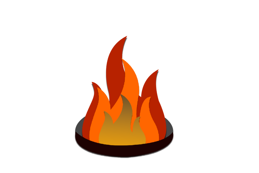 Bonfire burning clipart PNG vector free download