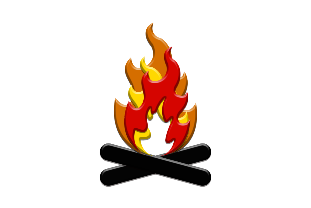 Bonfire burning clipart vector free download PNG