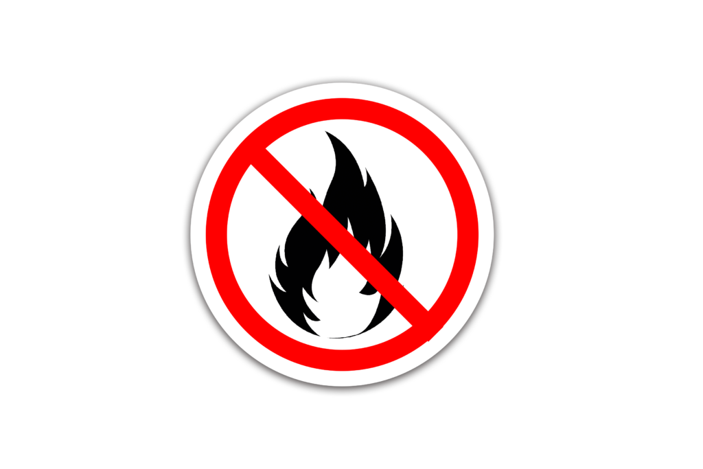 Fire Flame Safety No Smoking Symbol Free PNG download