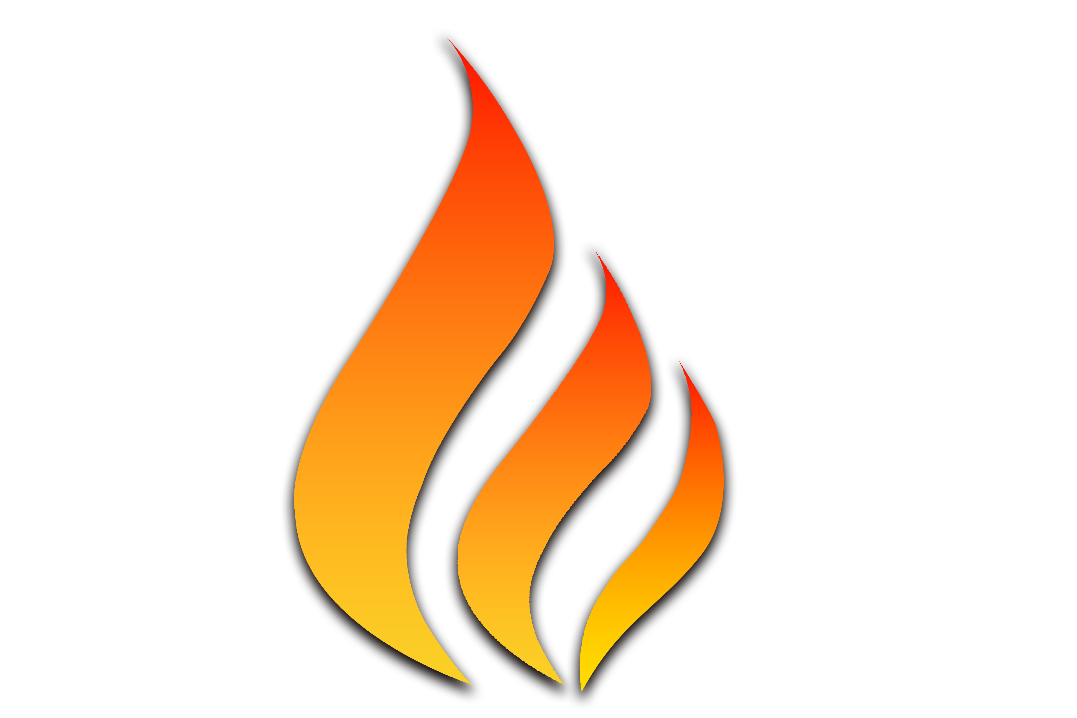 Fire Icon Clipart Design PNG