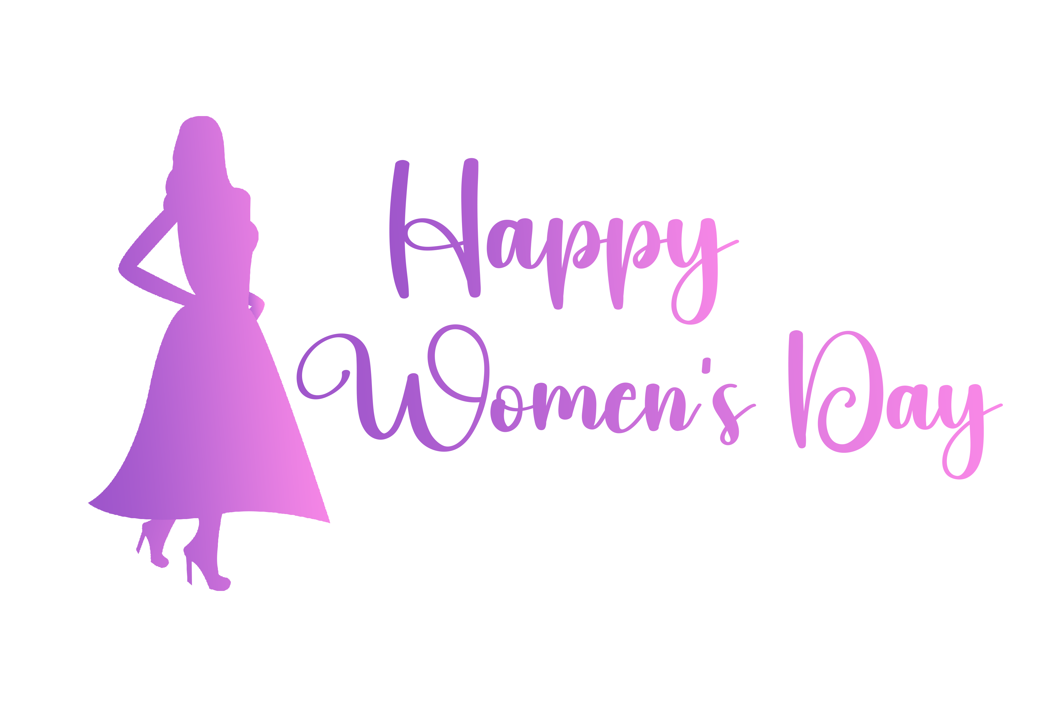 Happy Women's Day PNG Free
