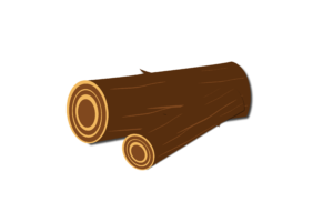 wooden stump cut trees isolated Vector Image PNG free