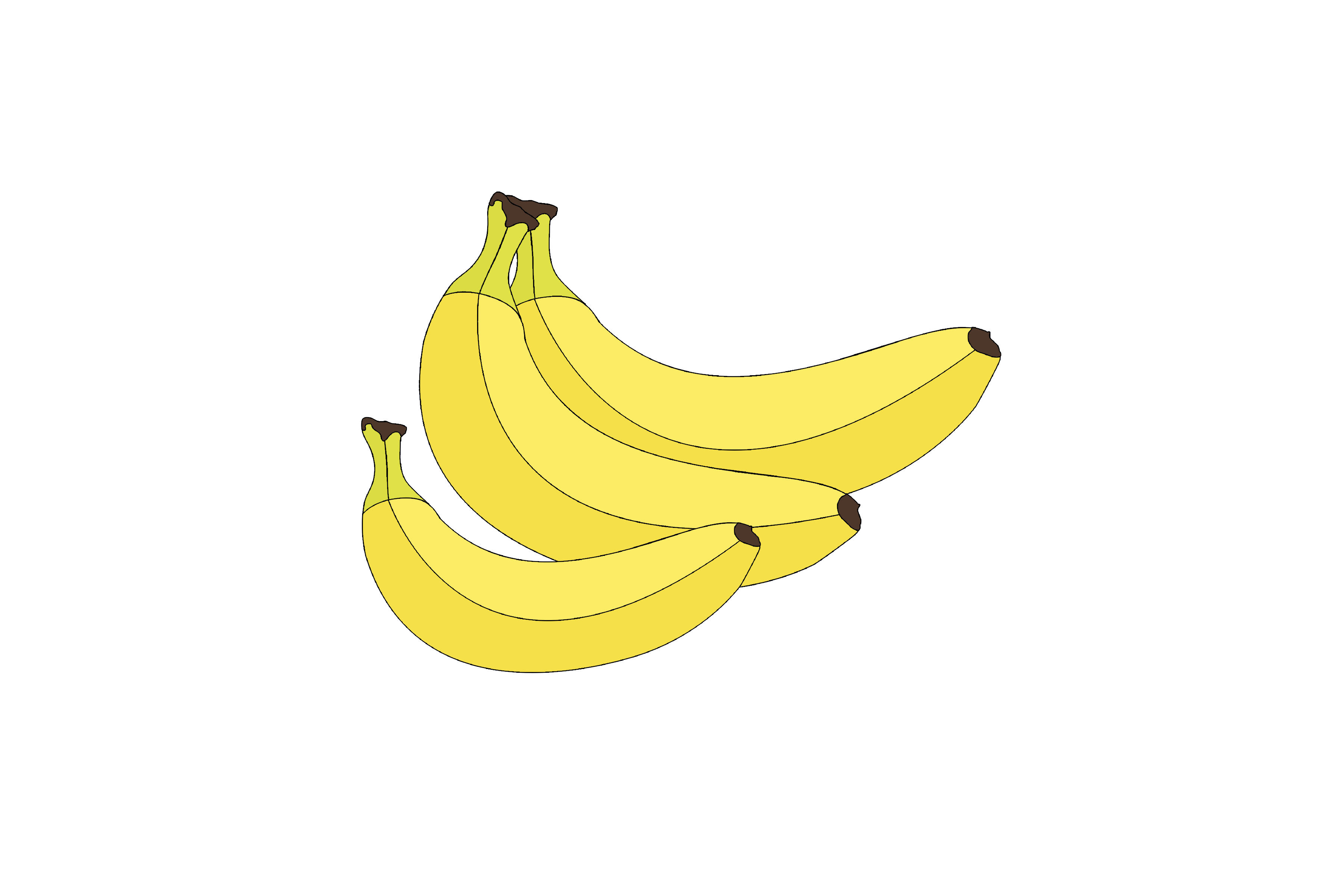 Banana png vector free download