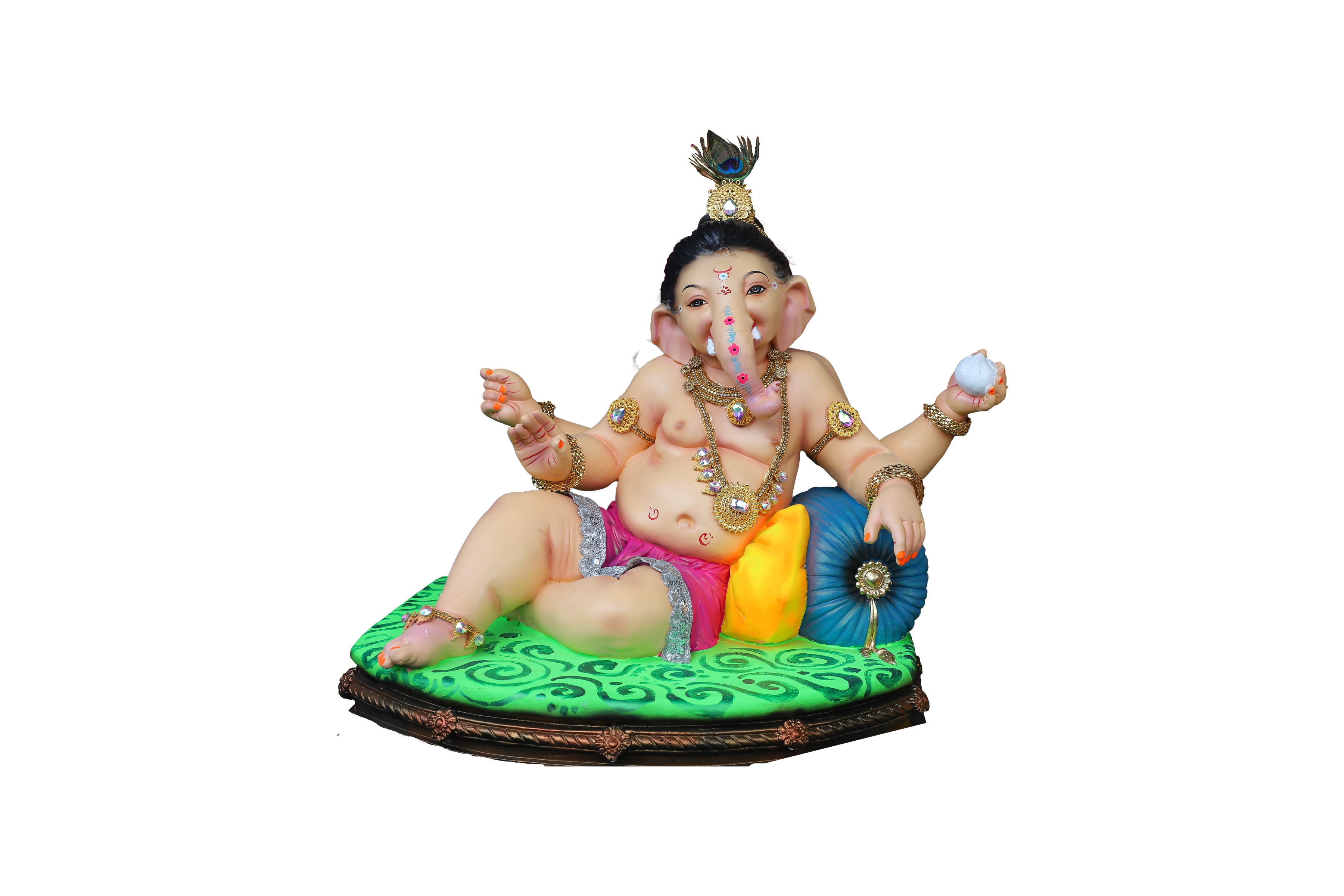 Ganpati as Krishna PNG