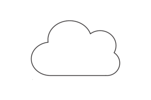 Cloud Icon Vector Clipart PNG