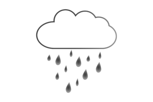 Cloud and Black Rain clipart png