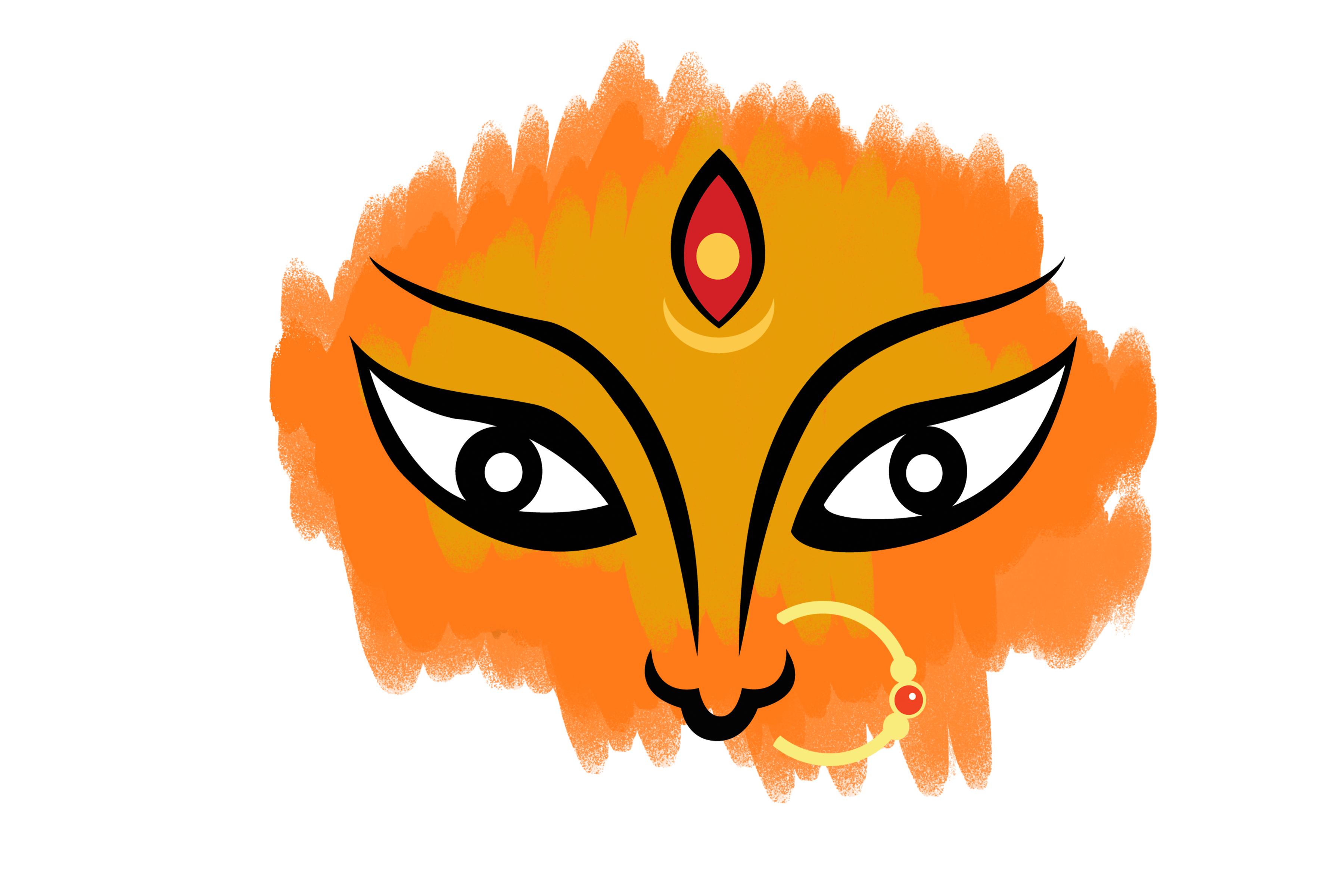 Durga maa clipart png