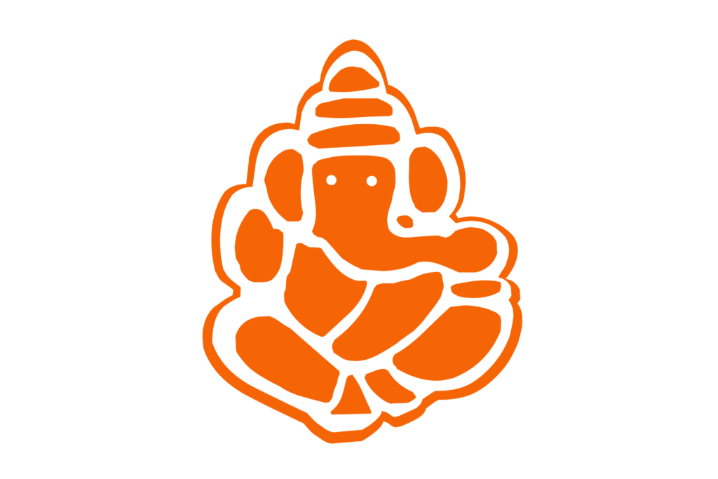 Ganesh Logo Orange PNG